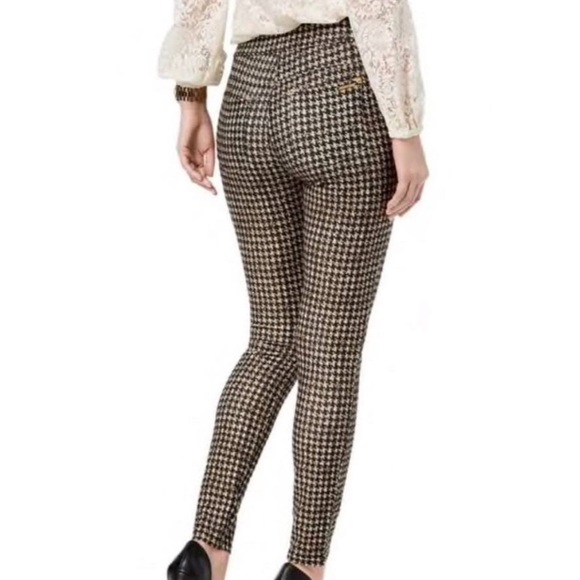 MICHAEL Michael Kors Pants - MICHAEL Michael Kors Houndstooth Pull On Leggings